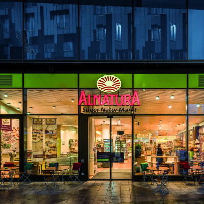 Der Alnatura Markt in der Hamburger Hafencity