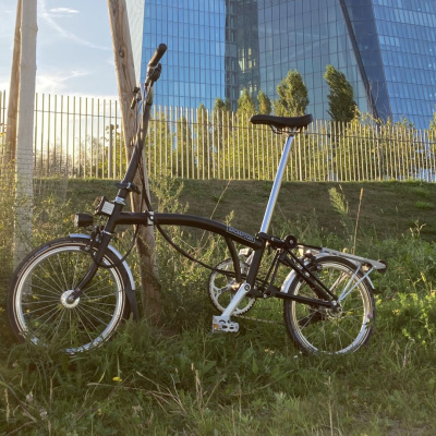 Fahrrad vor der EZB
