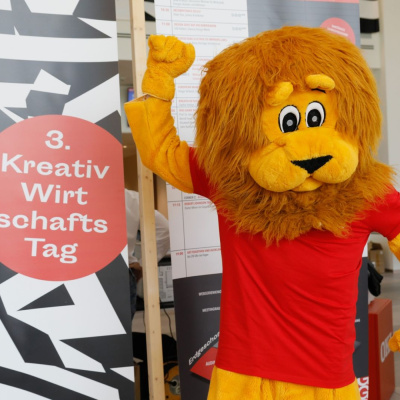 Hessen Löwe beim Kreativwirtschaftstag