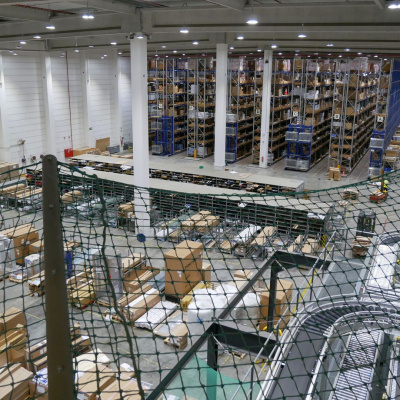 Das Distributionszentrum der RS Group in Bad Hersfeld von innen.