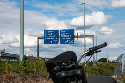 Mit dem Fahrrad zum Frankfurter Flughafen