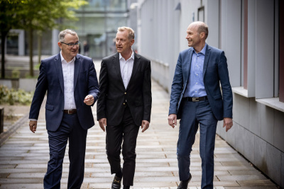 Gruppenbild Folke Mühlhölzer, Dr. Rainer Waldschmidt, Dr. Karsten McGovern