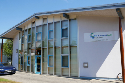 Gebäude Aussenansicht des Bio Business Park