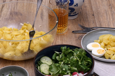 Weihnachtlicher Kartoffelsalat