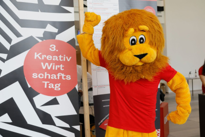 Hessen Löwe beim Kreativwirtschaftstag