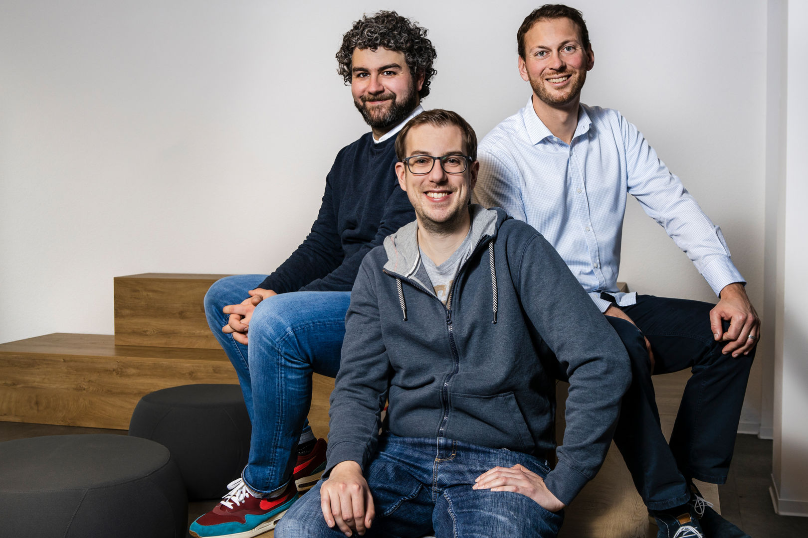 Die drei Geschäftsführer der Sigo GmbH aus Darmstadt